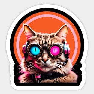 cute cats are very adorable Sticker